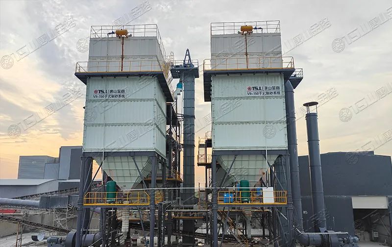 新項(xiàng)目投產(chǎn)！浙江寧波水洗改干法項(xiàng)目制砂樓調(diào)試出砂